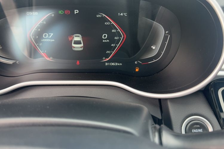 Used Geely Auto Emgrand 2020 1.5L CVT Upward Version Odometer Close Up