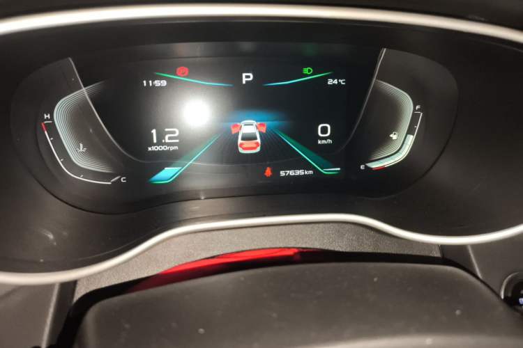 Used Geely Auto Emgrand 2020 1.5L CVT Upward Version Odometer Close Up
