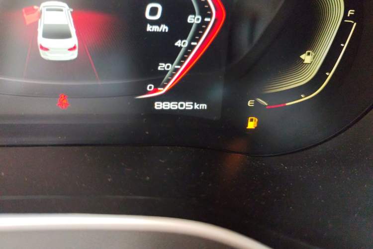 Used Geely Auto Emgrand 2020 1.5L CVT Upward Version Odometer Close Up