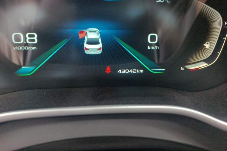 Used Geely Auto Emgrand 2021 UP 1.5L CVT Advanced Edition Odometer Close Up
