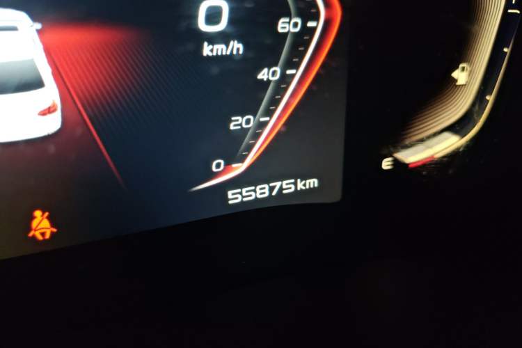Used Geely Auto Emgrand 2021 UP 1.5L CVT Advanced Edition Odometer Close Up