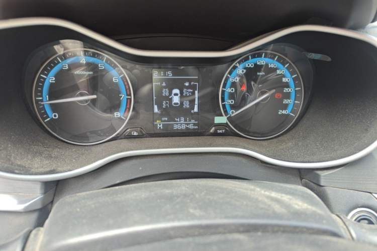 Used Geely Auto Emgrand 2021 UP 1.5L Manual Comfort Model Odometer Close Up