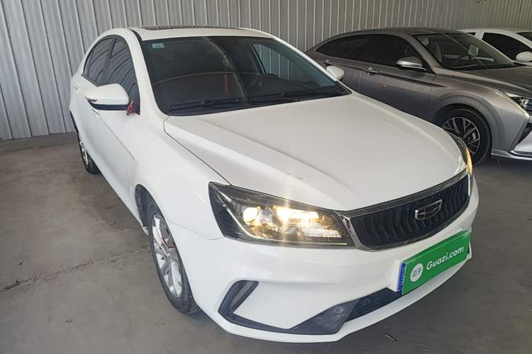 Used Geely Auto Emgrand 2021 UP 1.5L CVT Luxury Model Front Right 45 Deg