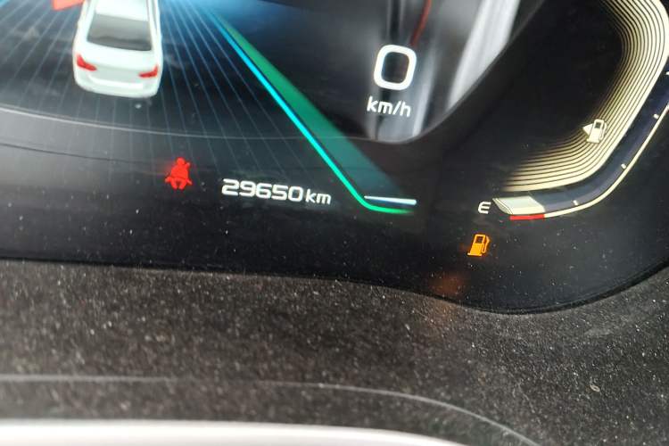 Used Geely Auto Emgrand 2021 UP 1.5L CVT Luxury Model Odometer Close Up