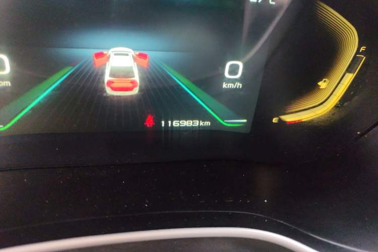 Used Geely Auto Emgrand 2021 UP 1.5L CVT Advanced Edition Odometer Close Up