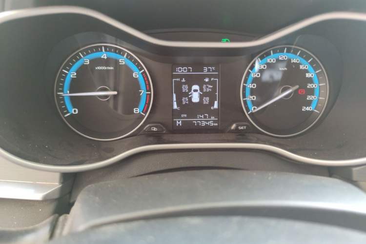 Used Geely Auto Emgrand 2021 UP 1.5L Manual Luxury Model Odometer Close Up