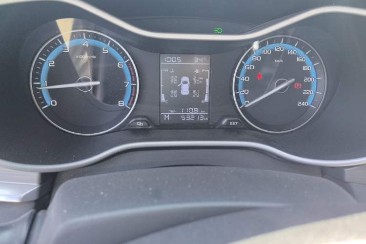 Used Geely Auto Emgrand 2021 UP 1.5L Manual Luxury Model Odometer Close Up