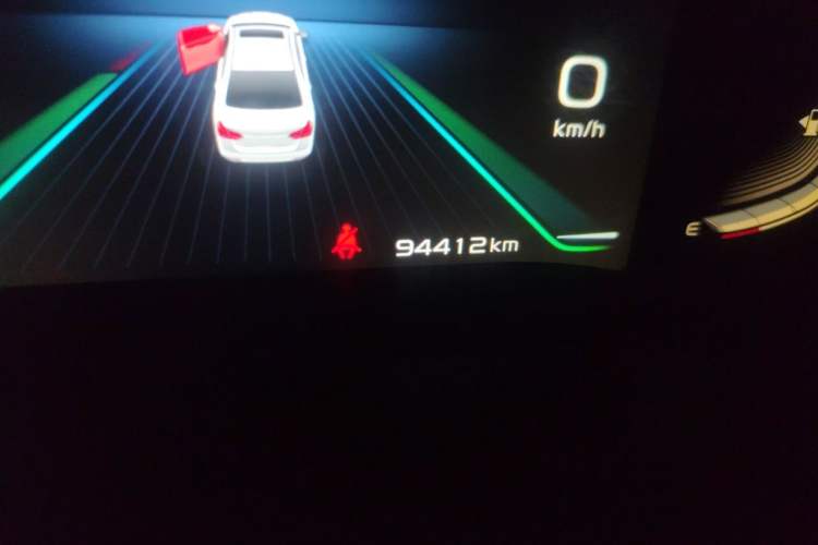Used Geely Auto Emgrand 2021 UP 1.5L CVT Advanced Edition Odometer Close Up