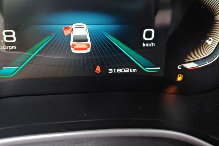 Used Geely Auto Emgrand 2021 UP 1.5L CVT Advanced Edition Odometer Close Up