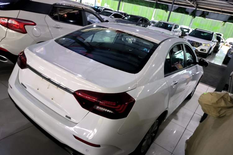 Used Geely Auto Emgrand 2021 UP 1.5L CVT Luxury Model Rear Right 45 Deg