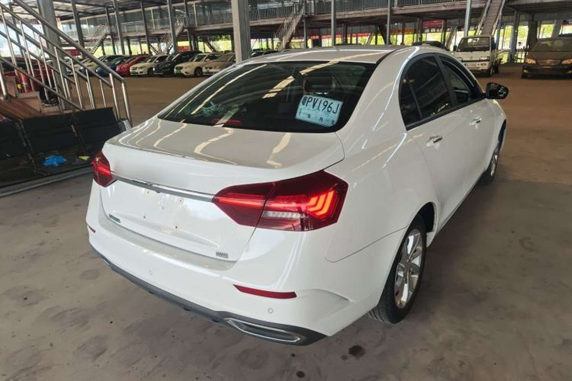 Used Geely Auto Emgrand 2021 UP 1.5L CVT Luxury Model Rear Right 45 Deg