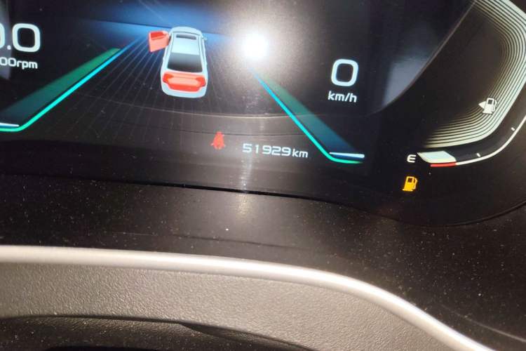 Used Geely Auto Emgrand 2021 UP 1.5L CVT Advanced Edition Odometer Close Up
