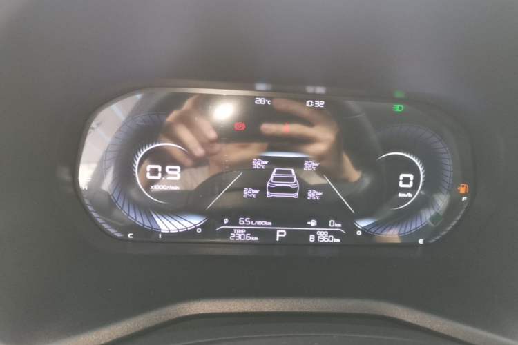 Used Geely Auto Emgrand 2022 4th Generation 1.5L CVT Flagship Model Instrument Cluster