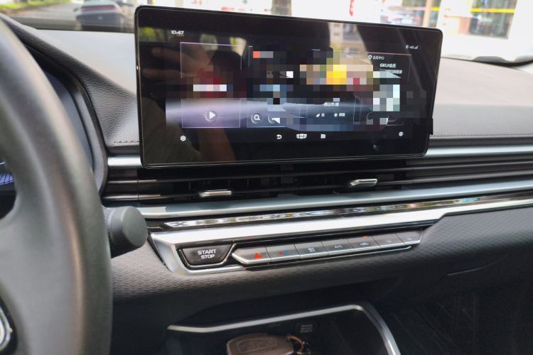 Used Geely Auto Emgrand 2022 4th Generation 1.5L CVT Luxury Model Audio And AC Panel