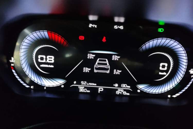 Used Geely Auto Emgrand 2022 4th Generation 1.5L CVT Luxury Model Instrument Cluster