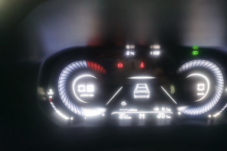 Used Geely Auto Emgrand 2022 4th Generation 1.5L Manual Elite Model Odometer Close Up