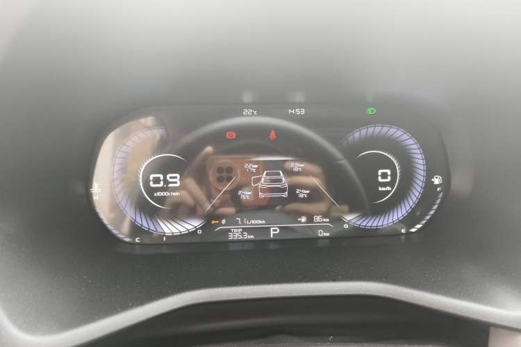Used Geely Auto Emgrand 2022 4th Generation 1.5L CVT Flagship Model Instrument Cluster