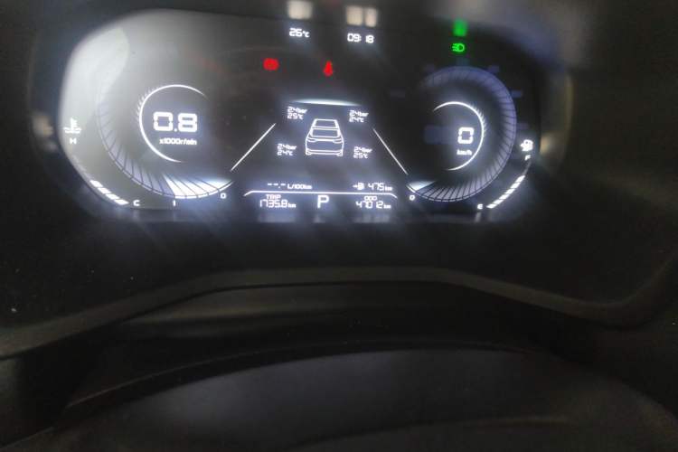 Used Geely Auto Emgrand 2022 4th Generation 1.5L CVT Luxury Model Odometer Close Up