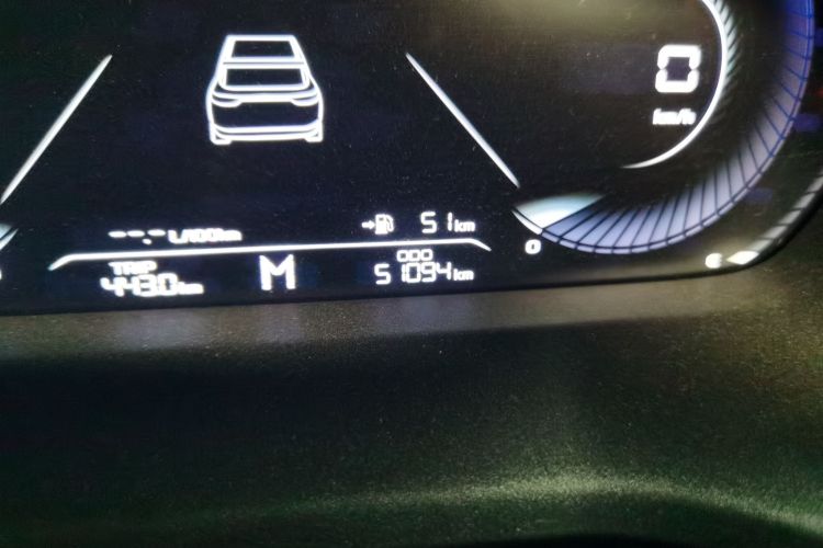 Used Geely Auto Emgrand 2022 4th Generation 1.5L Manual Luxury Model Odometer Close Up