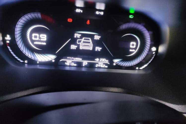 Used Geely Auto Emgrand 2022 4th Generation 1.5L CVT Flagship Model Odometer Close Up