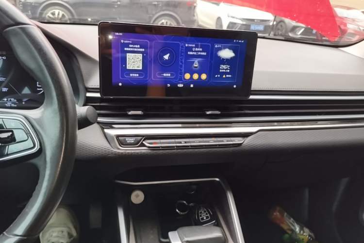 Used Geely Auto Emgrand 2022 4th Generation 1.5L CVT Luxury Model Audio And AC Panel