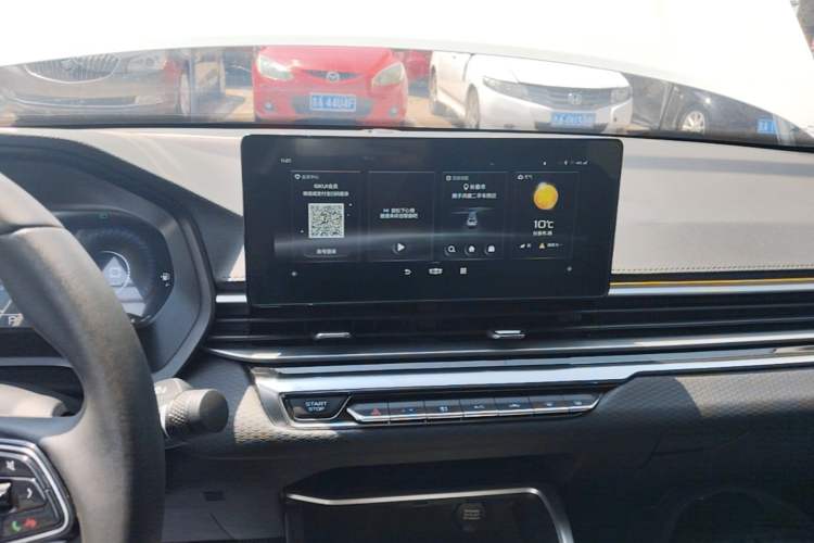 Used Geely Auto Emgrand 2022 4th Generation 1.5L CVT Elite Model Audio And AC Panel