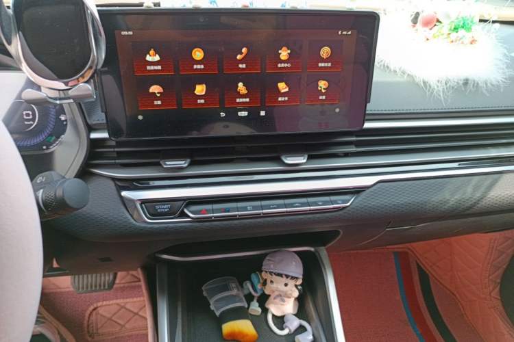 Used Geely Auto Emgrand 2022 4th Generation 1.5L CVT Luxury Model Audio And AC Panel