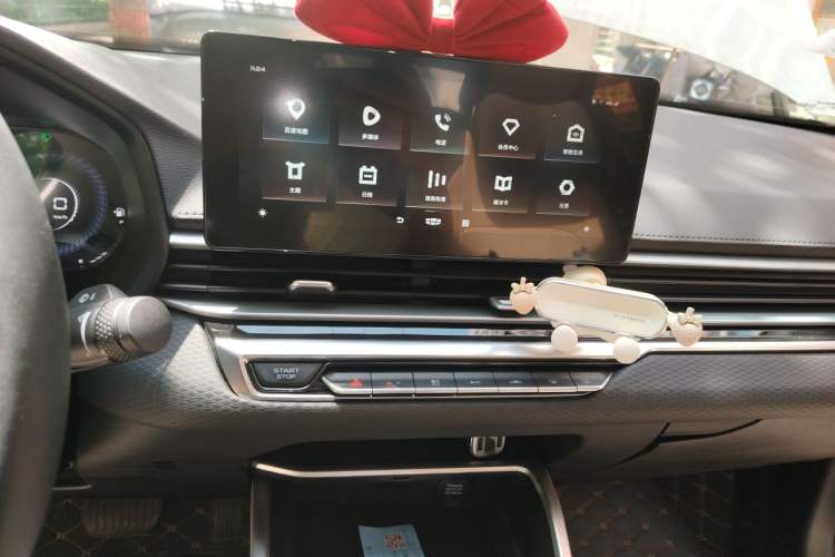 Used Geely Auto Emgrand 2022 4th Generation 1.5L CVT Luxury Model Audio And AC Panel