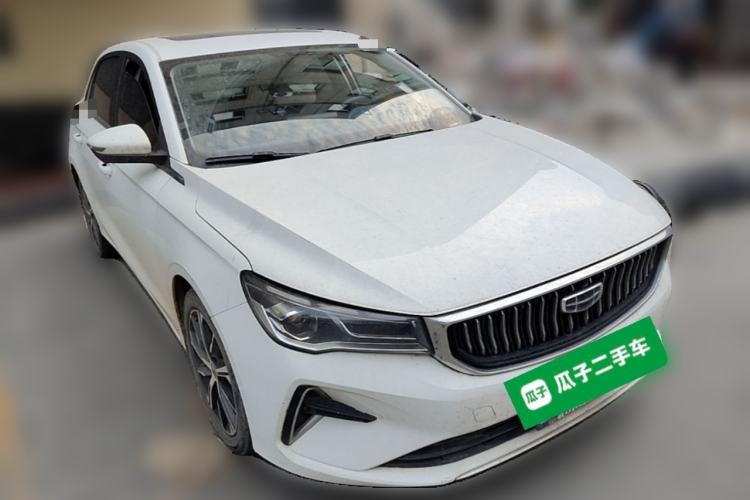 Used Geely Auto Emgrand 2022 4th Generation 1.5L CVT Flagship Model Front Right 45 Deg