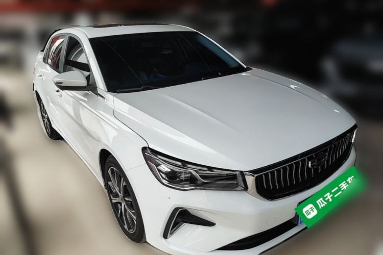 Used Geely Auto Emgrand 2022 4th Generation 1.5L CVT Flagship Model Front Right 45 Deg
