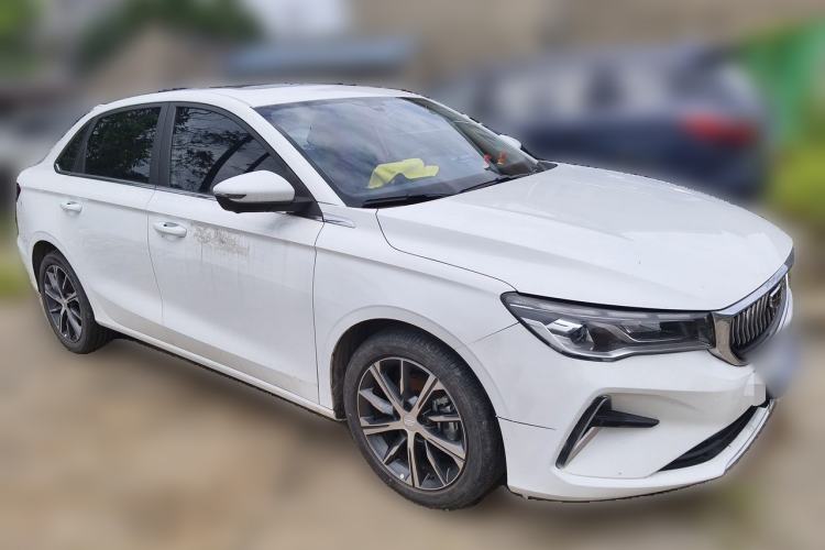 Used Geely Auto Emgrand 2022 4th Generation 1.5L CVT Flagship Model Front Right 45 Deg