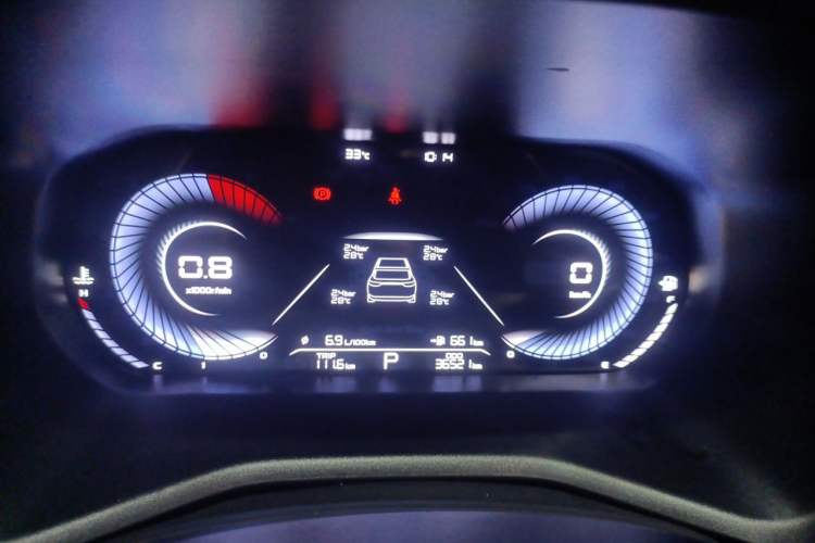 Used Geely Auto Emgrand 2022 4th Generation 1.5L CVT Luxury Model Instrument Cluster