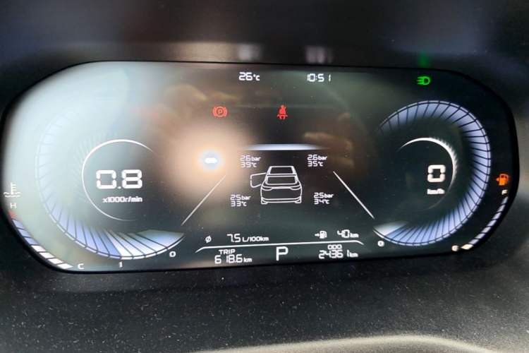 Used Geely Auto Emgrand 2022 4th Generation 1.5L CVT Flagship Model Instrument Cluster