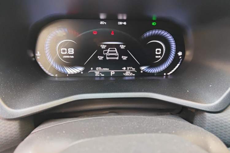 Used Geely Auto Emgrand 2022 4th Generation 1.5L CVT Luxury Model Odometer Close Up
