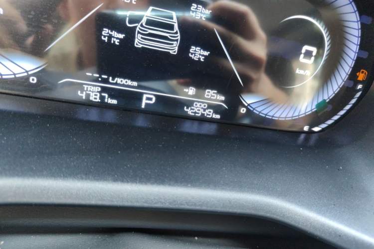 Used Geely Auto Emgrand 2022 4th Generation 1.5L CVT Luxury Model Odometer Close Up