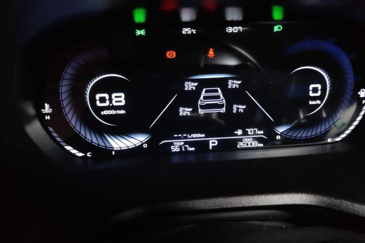 Used Geely Auto Emgrand 2022 4th Generation 1.5L CVT Luxury Model Odometer Close Up