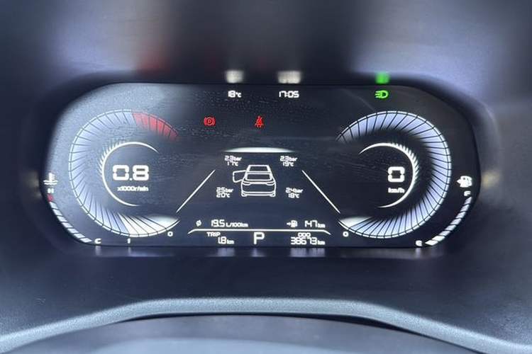 Used Geely Auto Emgrand 2022 4th Generation 1.5L CVT Luxury Model Odometer Close Up