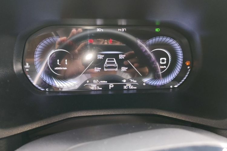 Used Geely Auto Emgrand 2022 4th Generation 1.5L CVT Luxury Model Odometer Close Up