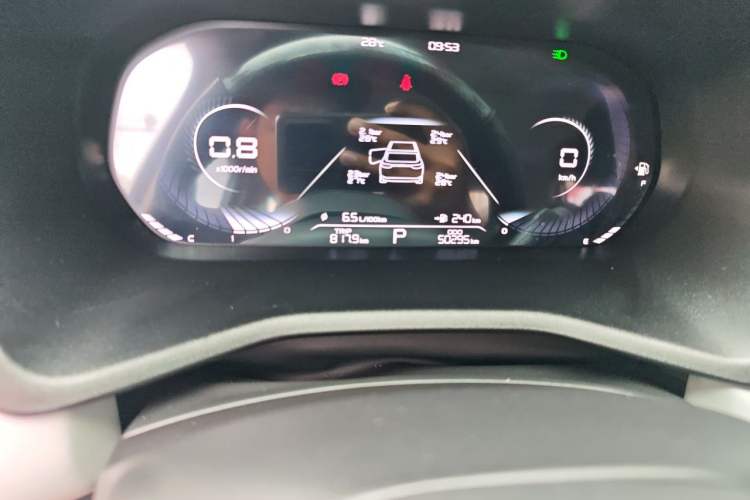 Used Geely Auto Emgrand 2022 4th Generation 1.5L CVT Flagship Model Odometer Close Up