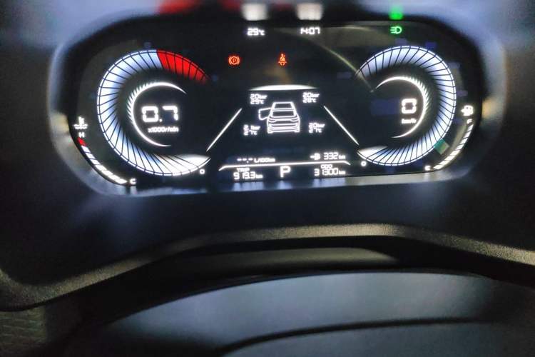 Used Geely Auto Emgrand 2022 4th Generation 1.5L CVT Luxury Model Odometer Close Up