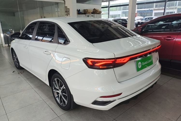 Used Geely Auto Emgrand 2022 4th Generation 1.5L CVT Flagship Model Rear Left 45 Deg