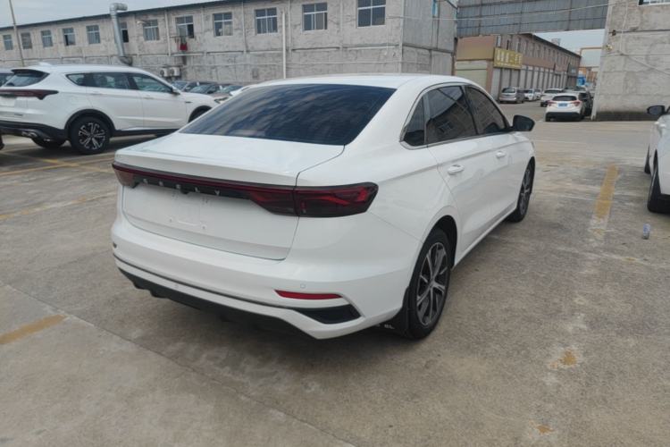 Used Geely Auto Emgrand 2022 4th Generation 1.5L CVT Flagship Model Rear Right 45 Deg