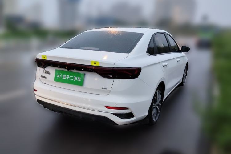 Used Geely Auto Emgrand 2022 4th Generation 1.5L CVT Flagship Model Rear Right 45 Deg