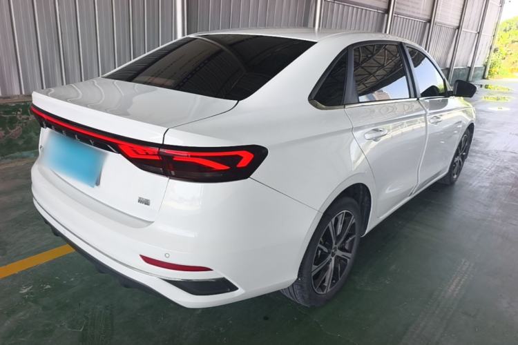 Used Geely Auto Emgrand 2022 4th Generation 1.5L CVT Flagship Model Rear Right 45 Deg