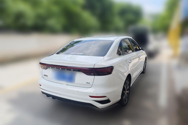 Used Geely Auto Emgrand 2022 4th Generation 1.5L CVT Flagship Model Rear Right 45 Deg