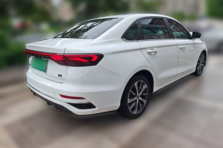Used Geely Auto Emgrand 2022 4th Generation 1.5L CVT Flagship Model Rear Right 45 Deg