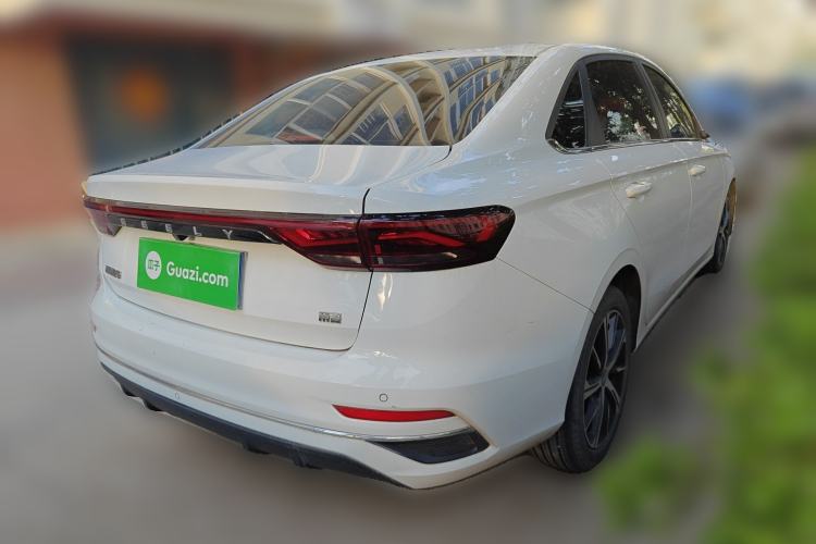 Used Geely Auto Emgrand 2022 4th Generation 1.5L CVT Flagship Model Rear Right 45 Deg