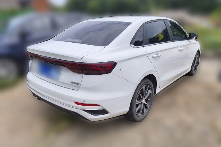 Used Geely Auto Emgrand 2022 4th Generation 1.5L CVT Flagship Model Rear Right 45 Deg