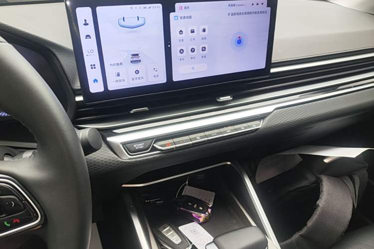 Used Geely Auto Emgrand 2023 4th Generation Champion Edition 1.5L CVT Luxury Model Audio And AC Panel