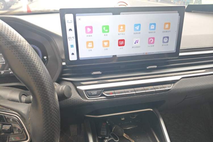 Used Geely Auto Emgrand 2023 4th Generation Champion Edition 1.5L CVT Prestige Model Audio And AC Panel